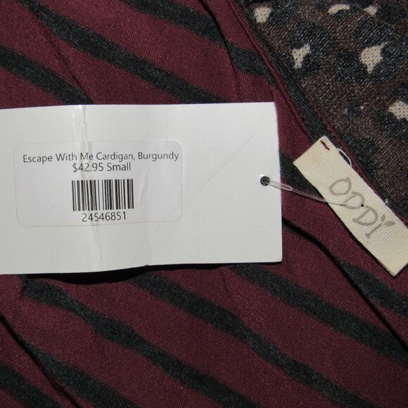 Glitzy Girlz Boutique Oddy Long Cardigan Size Small NWT - Picture 6 of 6